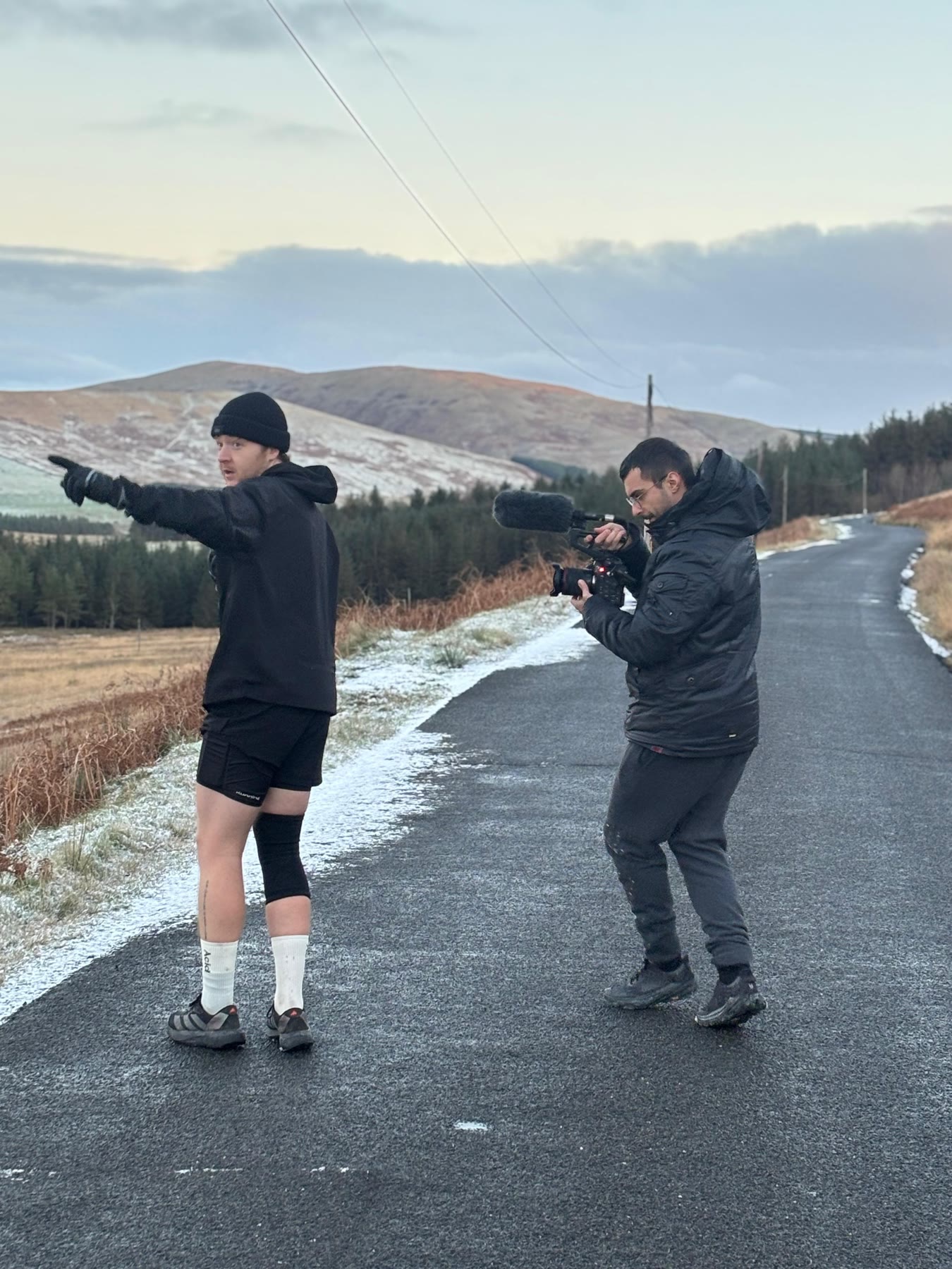 Directing on location in the Highlands